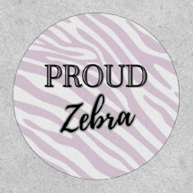 Proud Zebra Rare Maladie Patch