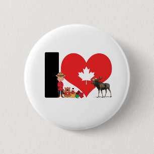 Proudly Canadian - For real Canadians! Button