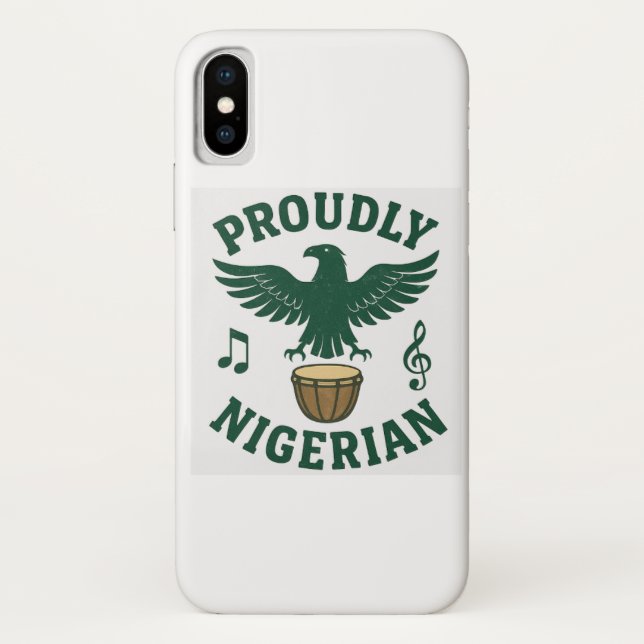 Proudly Nigerian Case – Bold. Strong. Unapologetic (Rückseite)