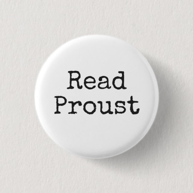 Proust lesen button (Vorderseite)