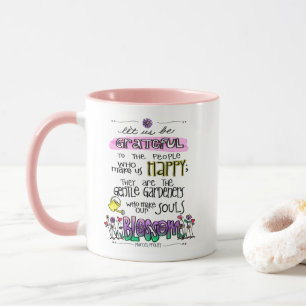 Proust Zitat ließ uns dankbare Zwei-Ton Tasse sei