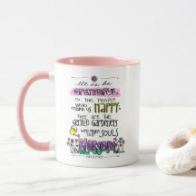 Proust Zitat ließ uns dankbare Zwei-Ton Tasse sein