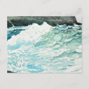 Prouts Neck, feine Kunstmalerei von Winslow Homer, Postkarte