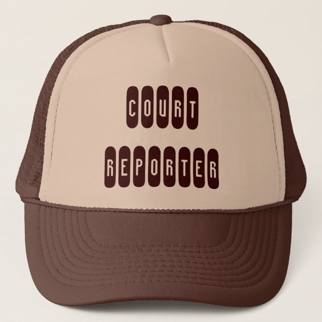 Prouve Court Reporter casquette de la lettre à thè (Devant)