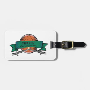 Prov. 27:17 Iron Sharpens Iron Grunge Version Gepäckanhänger