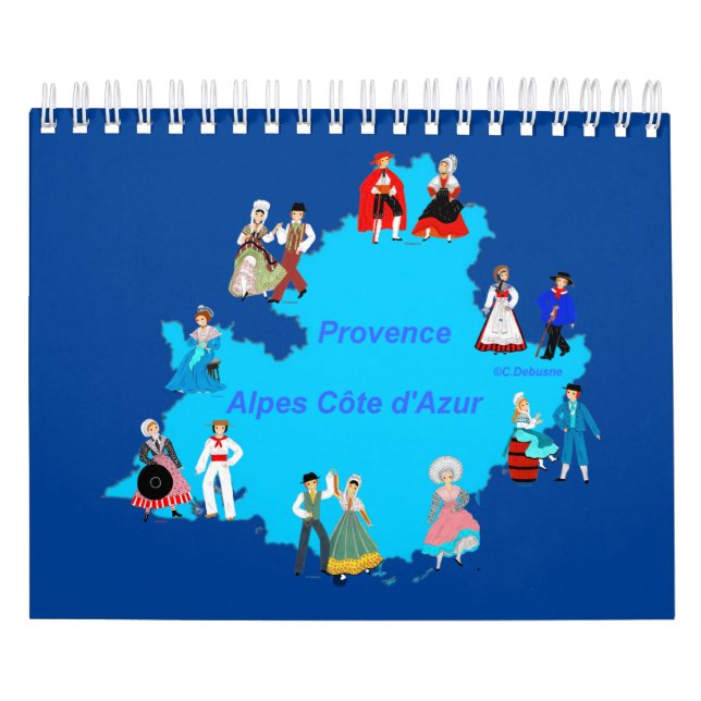 Provence-Alpes-Côte d’Azur, Frankreich Kalender (Titelbild)