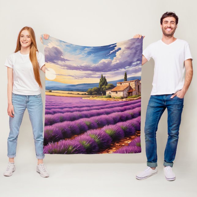 Provence Fleecedecke (Beispiel)