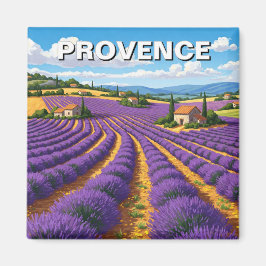 Provence France Lavender Fields Travel Magnet