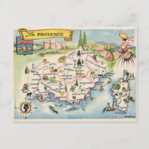 Provence France Postcard Postkarte