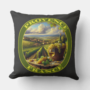 Provence France Weinland Kissen