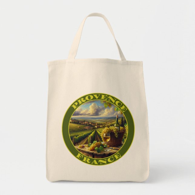 Provence France Weinland Tragetasche (Vorne)
