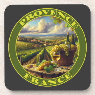 Provence Frankreich Weinland Getränkeuntersetzer