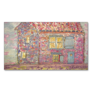 Provence House und Lavender Fields Magnetische Visitenkarte