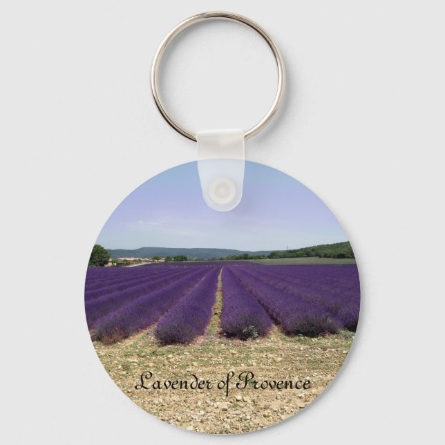 Provence-Lavendel Schlüsselanhänger (Vorderseite)