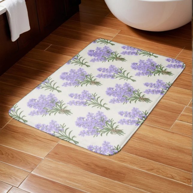 Provence Lavender Bunches Badematte (Von Creator hochgeladen)