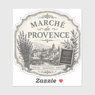 Provence-Markt Vinyl-Aufkleber Aufkleber