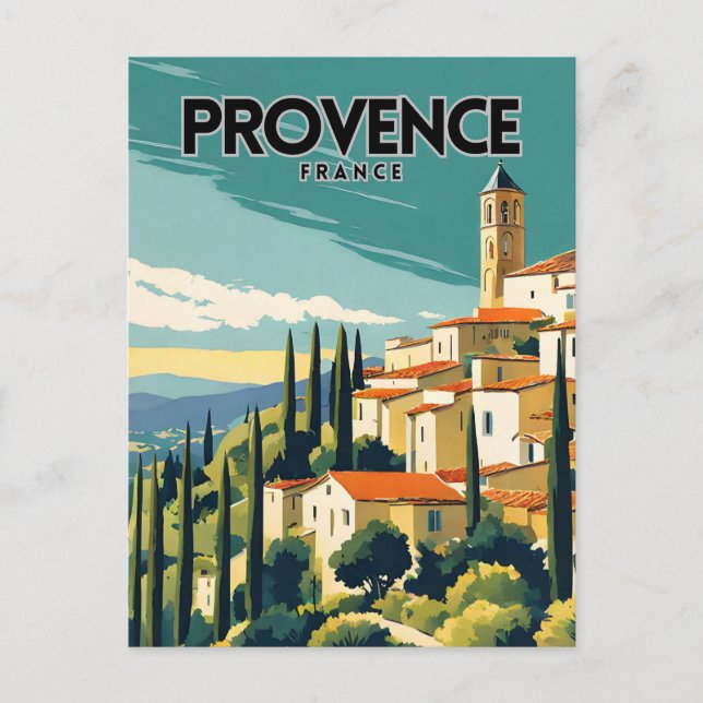 Provence Postkarte (Vorderseite)