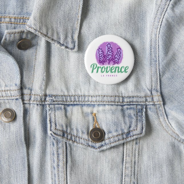 Provence Retro Lavender Französische Riviera Frank Button (Beispiel)
