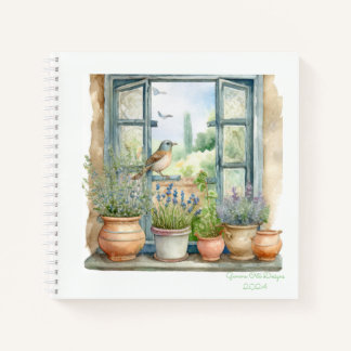 Provenz-Garten Bullet Journal Notizbuch
