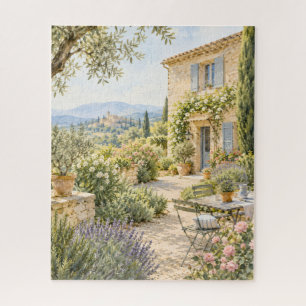 Provenzalischer französischer Landhausgarten Wasse