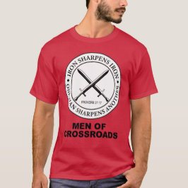 Proverb 27:17 Eisen Sharpens Eisen Männer von Kreu T-Shirt