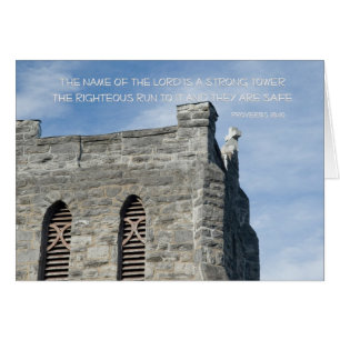 Proverbes 18:10 Nom du Seigneur une tour forte