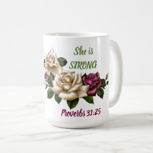 Proverbes 31:25 - Mug classique