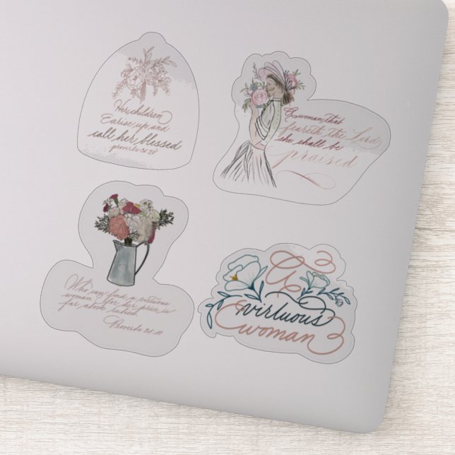 Proverbes 31 Collection de stickers Femme (Détail)