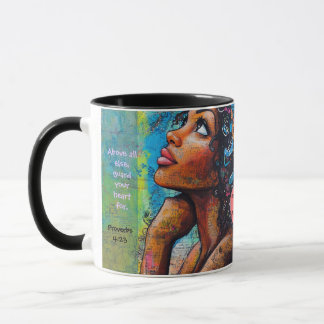 Proverbes 4:23 Gardez Votre Coeur Mug