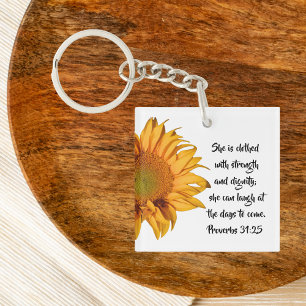 Proverbes tournesol 31:25 Bible Verse Christian