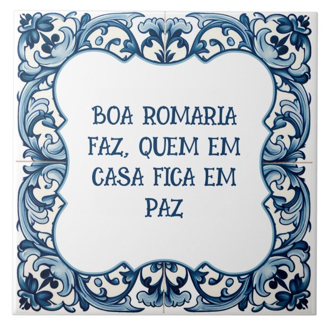 Provérbio português fliese (Vorderseite)