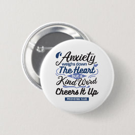 Proverbs 12:25 Bible Verse – Kind Word Art Button