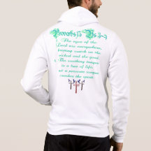 Proverbs 15 Unisex Custom Graphics Zip Hoodie