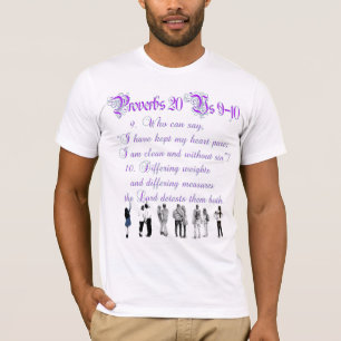 Proverbs 20 Unisex Custom Graphics T-Shirt