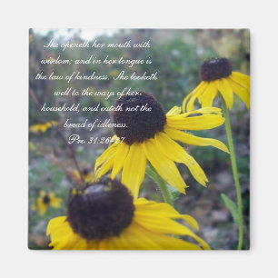 Proverbs 31 Sammlung ~ Pro 31:26-27 Magnet