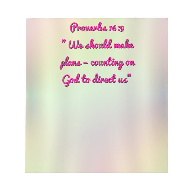 proverbs notizblock (Vorderseite)