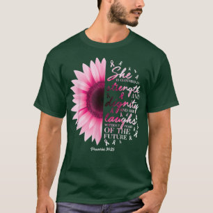 Provers 31 Bibel Gieß Christian Breast Cancer Aw T-Shirt