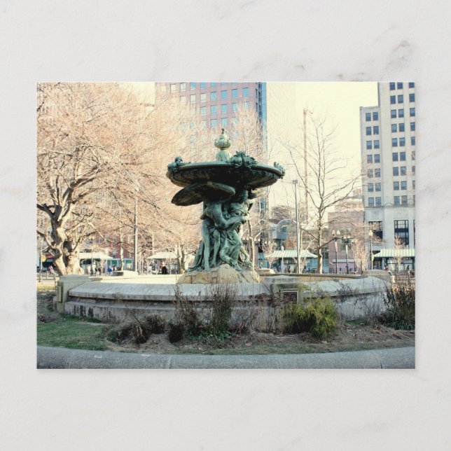 Proviant Fountain Postcard Postkarte (Vorderseite)
