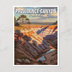 Providence Canyon Staat Park Georgia Reisen Postkarte