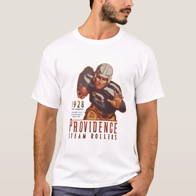 Providence-Dampf-Rollen, Rhode Island T-Shirt (Vorderseite)