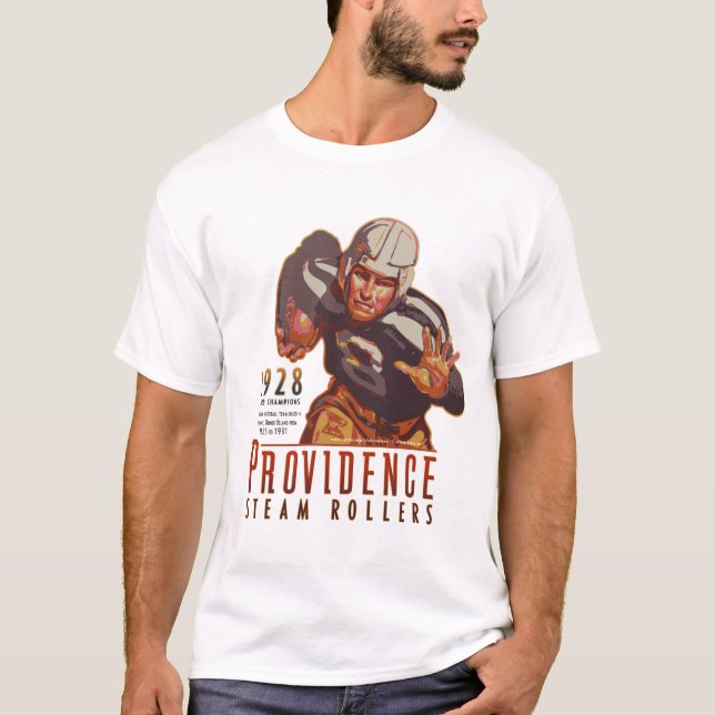 Providence-Dampf-Rollen, Rhode Island T-Shirt (Vorderseite)