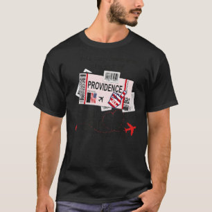 Providence Girl Providence Boarding Pass T-Shirt