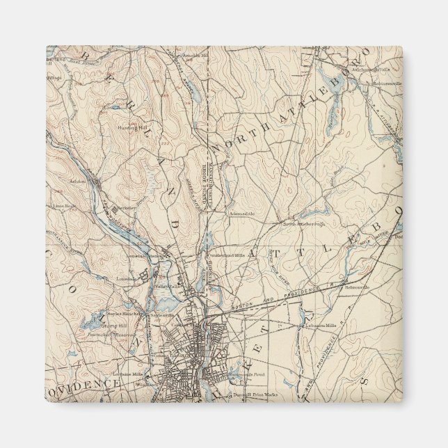 Providence, Massachusetts Magnet (Vorne)