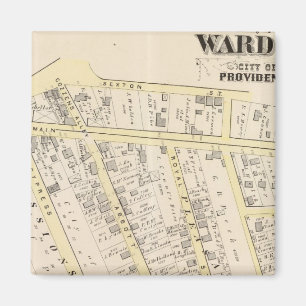 Providence Rhode Island Karte 2 Magnet