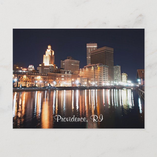 Providence Rhode Island Postkarte (Vorderseite)