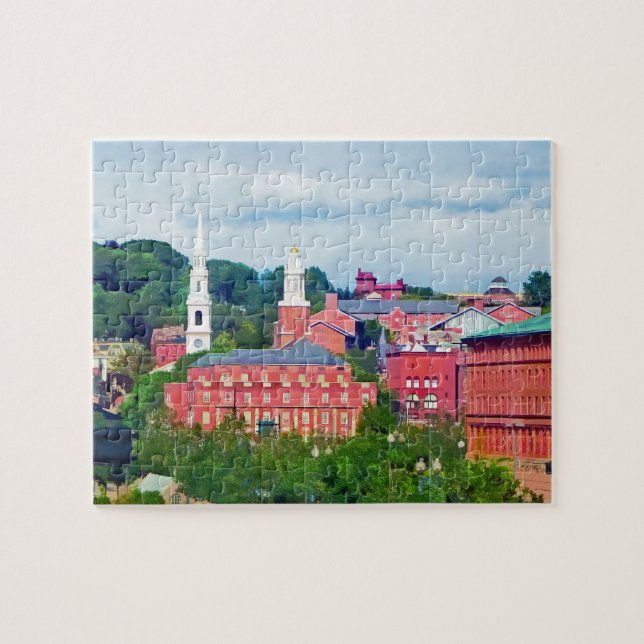 Providence RI Skyline II (Horizontal)