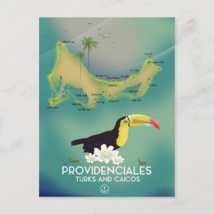 Providenciales Turks- und Caicosinseln Postkarte