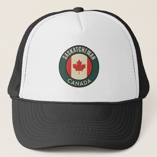Province of Saskatchewan Canada Truckerkappe (Vorderseite)