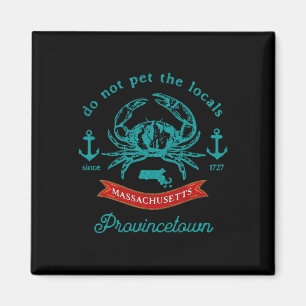Provincetown Cape Cod M Krabbenfischen Urlaubsande Magnet