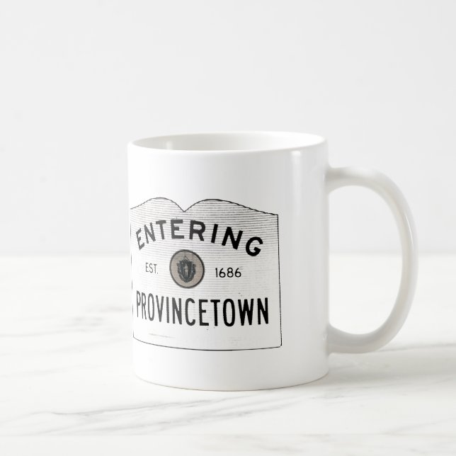 Provincetown Cape- Codkaffee-Tasse Kaffeetasse (Rechts)